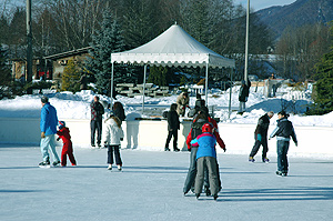 Eislaufen im Valle Vigezzo